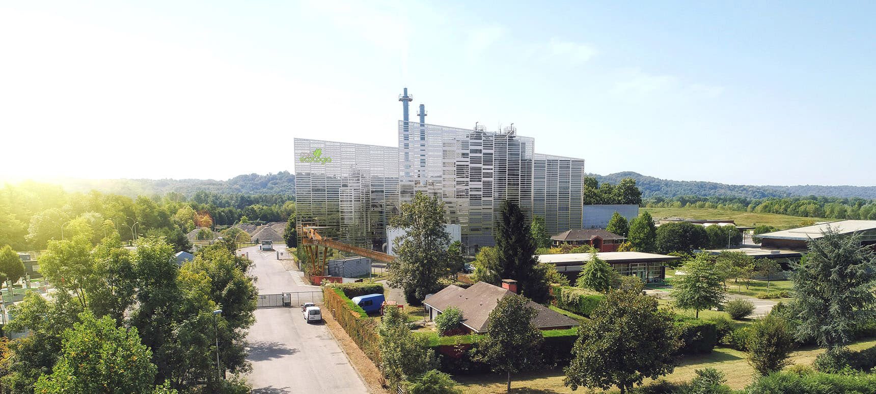 Perspective semi-aérienne - Cap Ecologia à Pau - Schweitzer Architectes
