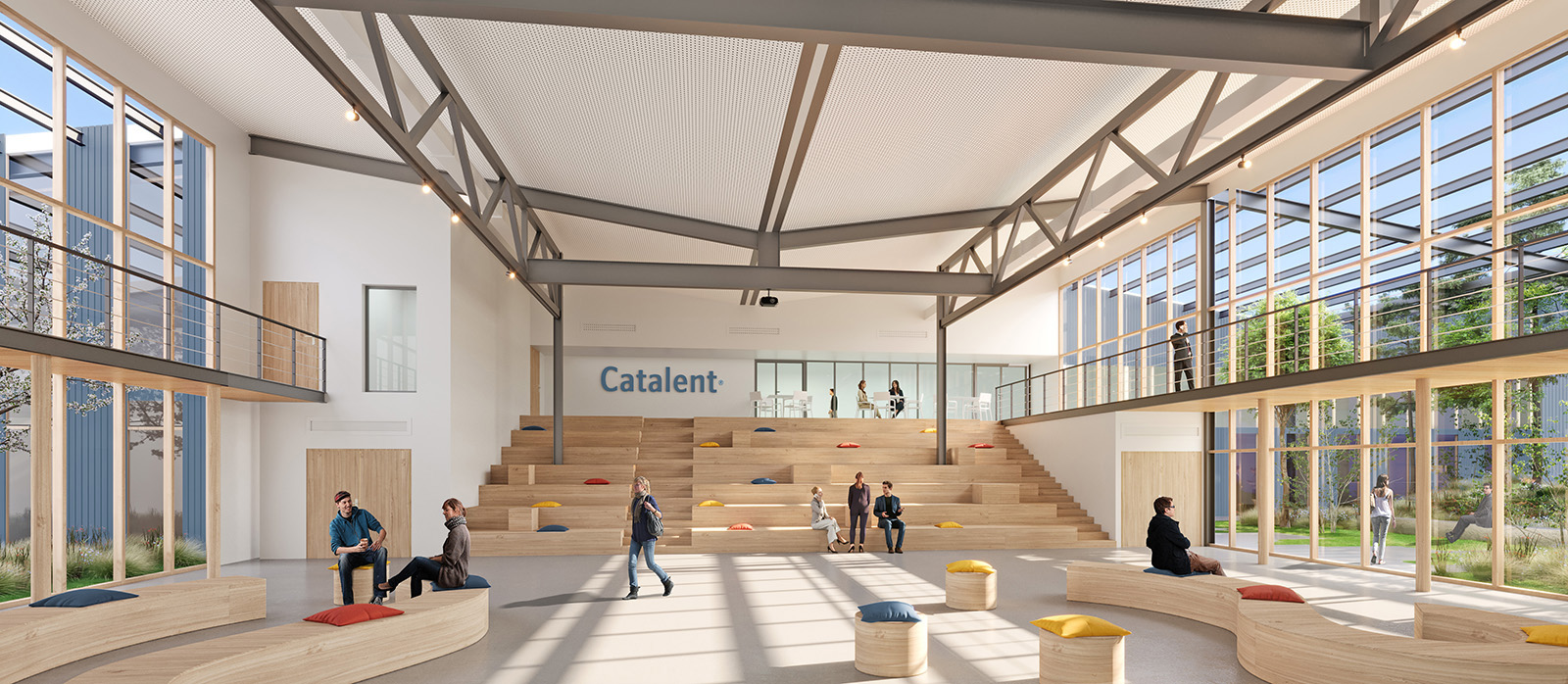 Catalent - Espace Coworking - Emmanuel Dutheillet de Lamothe Architectes Associés